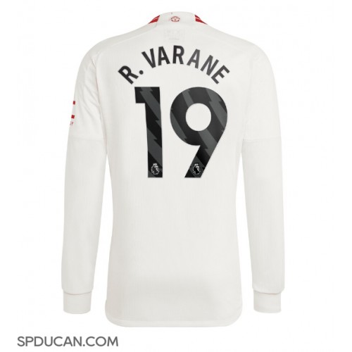 Muški Nogometni Dres Manchester United Raphael Varane #19 Rezervni 2023-24 Dugi Rukav
